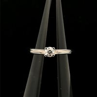 Ring Woman Solitario in Gold Diamante Cianfrone Gioielli ANOR-90-198